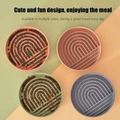 Silicone Dog Lick Mat for Dogs Pet Slow Food Plate Non-sliping Pet Sucker Food Training Feeder Dog Cat Food Bowl Pet Supplies