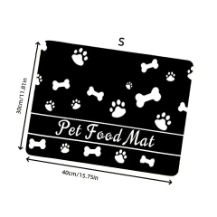 Pet cat and dog meal mats, feeding mats, waterproof, quick drying, easy to clean, beautiful supplies, cat mats, cat products