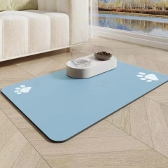 Pet cat and dog meal mats, feeding mats, waterproof, quick drying, easy to clean, beautiful supplies, cat mats, cat products