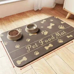 Pet cat and dog meal mats, feeding mats, waterproof, quick drying, easy to clean, beautiful supplies, cat mats, cat products