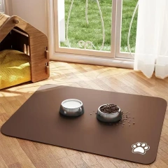 Pet cat and dog meal mats, feeding mats, waterproof, quick drying, easy to clean, beautiful supplies, cat mats, cat products