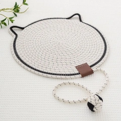 Cotton Rope Cat Scratcher Board Cat Scratching Post Mat Toy Bed Mat Claw Sharpener Scrapers For Cats Grinding Nail Pad Mat