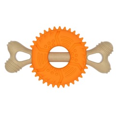 Contrast Color Cute Design Bone Shape Dog Chew Toy Fidget toys Accesorios perros Duck plush Dog toy indestructible Snuffle mat