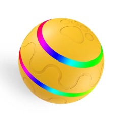 Interactive Dog Toys Ball, Active Wicked Dog Ball with Remote Control, Automatic Rolling Bouncing Dog Ball with Light