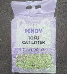 Wholesale factory cat sand Biodegradable Cat litter is easy to clean dust free clumping flushable tofu Cat litter
