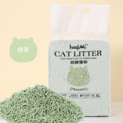 Original plant tofu cat litter 6L green tea mixed plant cat litter fast clumping pet supplies