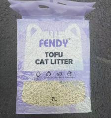 Wholesale factory cat sand Biodegradable Cat litter is easy to clean dust free clumping flushable tofu Cat litter