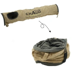 Custom Foldable Eco-Friendly Nature Jute Fabric Cat Tunnel Toy 4 In 1 Cat Tunnel Bed Tube Inside Ball For Fun Of Play