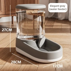 Automatic Feeder Cat Dog Food Bowl with Water Fountain Pet Large Food Storage Dispenser Container Puppy Pet Kitten Accessories