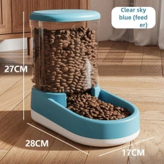 Automatic Feeder Cat Dog Food Bowl with Water Fountain Pet Large Food Storage Dispenser Container Puppy Pet Kitten Accessories