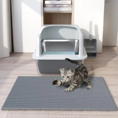 Stainless Steel Cat Litter Box Oversized Semi-enclosed Easy To Clean Thickened Integrated Cat Litter Scoop