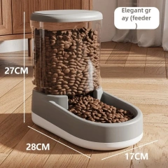 Automatic Feeder Cat Dog Food Bowl with Water Fountain Pet Large Food Storage Dispenser Container Puppy Pet Kitten Accessories