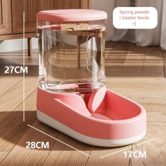 Automatic Feeder Cat Dog Food Bowl with Water Fountain Pet Large Food Storage Dispenser Container Puppy Pet Kitten Accessories