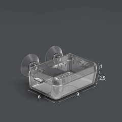 CAWAYI KENNEL Pet Reptile Transparent Feeder Anti-escape Food Bowl Worm Live Container With Strong Suction Cups Pet Supplies