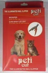 Pet Nail Clipper with LED Light Dog Cat Special Nail Clipper Multifunction Nail Trimmer Pet Cleaning Grooming Supplies