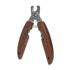 Dog Cat Nail Clippers Wooden Stainless Steel Pet Toes Cutter Scissor Grooming Tools Dogs Cats Nail Trimmer Clipper Pet Supplies