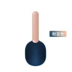 Dog Food Scoop Multifunctional Pet Feeding Spoon with Sealing Clip Grade Plastic Cat Food Dedicated Measuring Spoon
