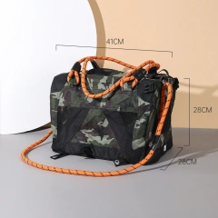 MOFESIPI Camouflage Cat Bag for Going Out Portable Diagonal Straddle Handheld Cat Bag Dog Backpack Carrier