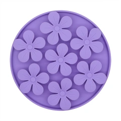 Silicone Pet Licking Pad Nonslip Slow Feeder Dog Bowls Dog Supplies Licking and Smelling Pad Pet Feeder Slow Eating Dish Bowl