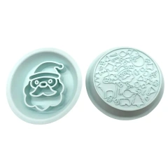 Silicone Christmas Design Pet Slow Feeding Bowl, Dog Licking Bowl With Suction Cup, Non-slip Bite Resistant Dog Placemat