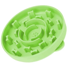 Slow Feeder Cat Dog Bowl With Suction Cups Pet Busy Bowl For Training Licking Dish Food IQ Treat Obesity Anxiety Relief