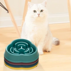 1 Piece/2 Pieces/4 Pieces Pet Slow Feeding Bowl Suitable for Dogs and Cats, Non Slip Feeding, Dog Bowl, Indoor Durable Food Bowl