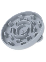 Slow Feeder Cat Dog Bowl With Suction Cups Pet Busy Bowl For Training Licking Dish Food IQ Treat Obesity Anxiety Relief