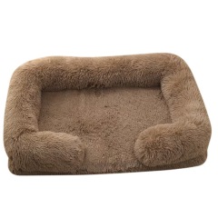Large Dog Bed Plush Ring Cat Puppy Winter House Sleeping Mats On The Floor Sofa Cat Bed Dog Kennel Mattress Pad Pet Supplies