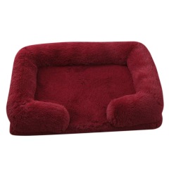 Large Dog Bed Plush Ring Cat Puppy Winter House Sleeping Mats On The Floor Sofa Cat Bed Dog Kennel Mattress Pad Pet Supplies