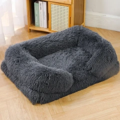 Large Dog Bed Plush Ring Cat Puppy Winter House Sleeping Mats On The Floor Sofa Cat Bed Dog Kennel Mattress Pad Pet Supplies