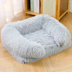 Large Dog Bed Plush Ring Cat Puppy Winter House Sleeping Mats On The Floor Sofa Cat Bed Dog Kennel Mattress Pad Pet Supplies
