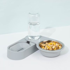 Rabbit Drinking Fountain Food Bowl Two-in-one Chinchilla Guinea Pig Automatic Water Feeding Feeder Food Box Bowl Anti-knock