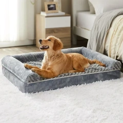 Luxury Dog Cat Pet Bed Mat Dog Accessories Cat Nest Blanket All Season Universal Machine Washable Bed for Medium Large Dog Puppy