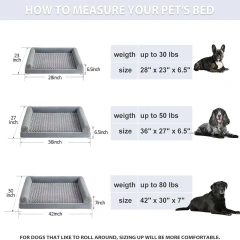 Luxury Dog Cat Pet Bed Mat Dog Accessories Cat Nest Blanket All Season Universal Machine Washable Bed for Medium Large Dog Puppy