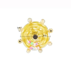 Bird Parrot Interactive Toy Bird Turntable Hang Toys Sounding Ball Toys Stand Playing Cage Accessories Pet Supplies