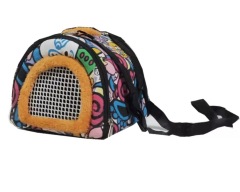 1pc Lovely Cartoon Graphic Small Pet Outing Carrier Bag For Chinchilla, Hamster, Dutch Pig