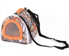 1pc Lovely Cartoon Graphic Small Pet Outing Carrier Bag For Chinchilla, Hamster, Dutch Pig
