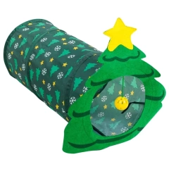 Christmas Tree Funny Cat Toy Cat Toy Self-pleasure Relief Artifact Cat Tunnel Pet Toys