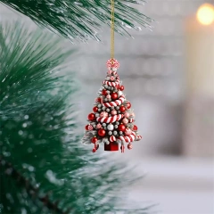 Christmas Tree Pendant Christmas Tree Holiday Decoration Outdoor Acrylic Flat Christmas Decorations Home Decoration