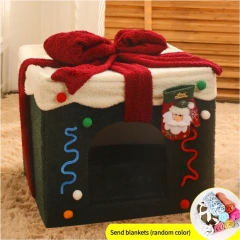 Cat Nest Winter Warm Closed Four Seasons Universal Internet Celebrity Cat House Bed House Villa Dog Kennel Pet Supplies