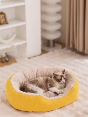 Thickened, detachable and washable pet cat and dog winter warm nest