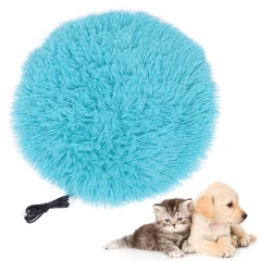 Cat Heating Mat Plush Four Seasons USB Charging Interface Pet Electric Blanket Heating Pad Mat for Small Dogs Cats Cat Plush Mat