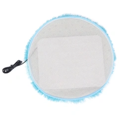 Cat Heating Mat Plush Four Seasons USB Charging Interface Pet Electric Blanket Heating Pad Mat for Small Dogs Cats Cat Plush Mat