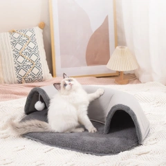 Cat Tunnel and Bed Toy Set Comfortable Portable Kitty Training Cat Cave with Ball for Indoor Cat Bunny Outdoor Kitten Rabbit