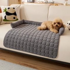 Pet sofa cushion thickened anti-cat scratch sofa pet nest anti-slip dog bed dog bed cat mat for sleeping cats and dogs 1pcs