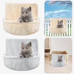 Foldable Cat Bed Cozy Cat Radiator Bed with Metal Frame Plush Hammock for Heaters Foldable Hanging Cat Nest for Radiators