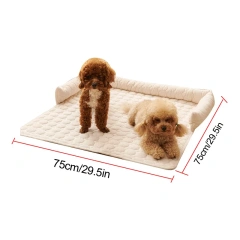 Pet sofa cushion thickened anti-cat scratch sofa pet nest anti-slip dog bed dog bed cat mat for sleeping cats and dogs 1pcs