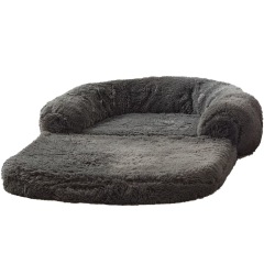 Human Dog Bed, 74"x43"x9" Dog Beds for Large Dogs, Foldable Plush Washable Dog Beds