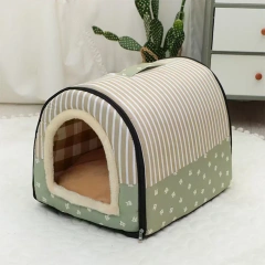 Foldable Dog House Kennel Bed Mat for Small Medium Dogs Cats Winter Warm Cat Bed Nest Pet Products Basket Pets Puppy Cave Sofa