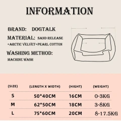 Winter Warmth Thickened Bite Resistant Detachable and Washable Puppy House Beds and Furniture Bed for Dog Cats Supplies Pet Home